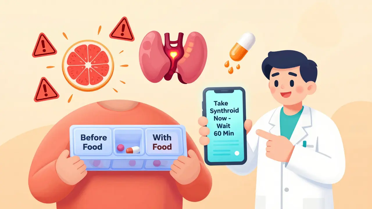 A person using a color-coded pill organizer with pharmacist guidance and medication reminders.